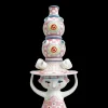 Bjørn Wiinblad Lady with hat Vase H50 cm pink
