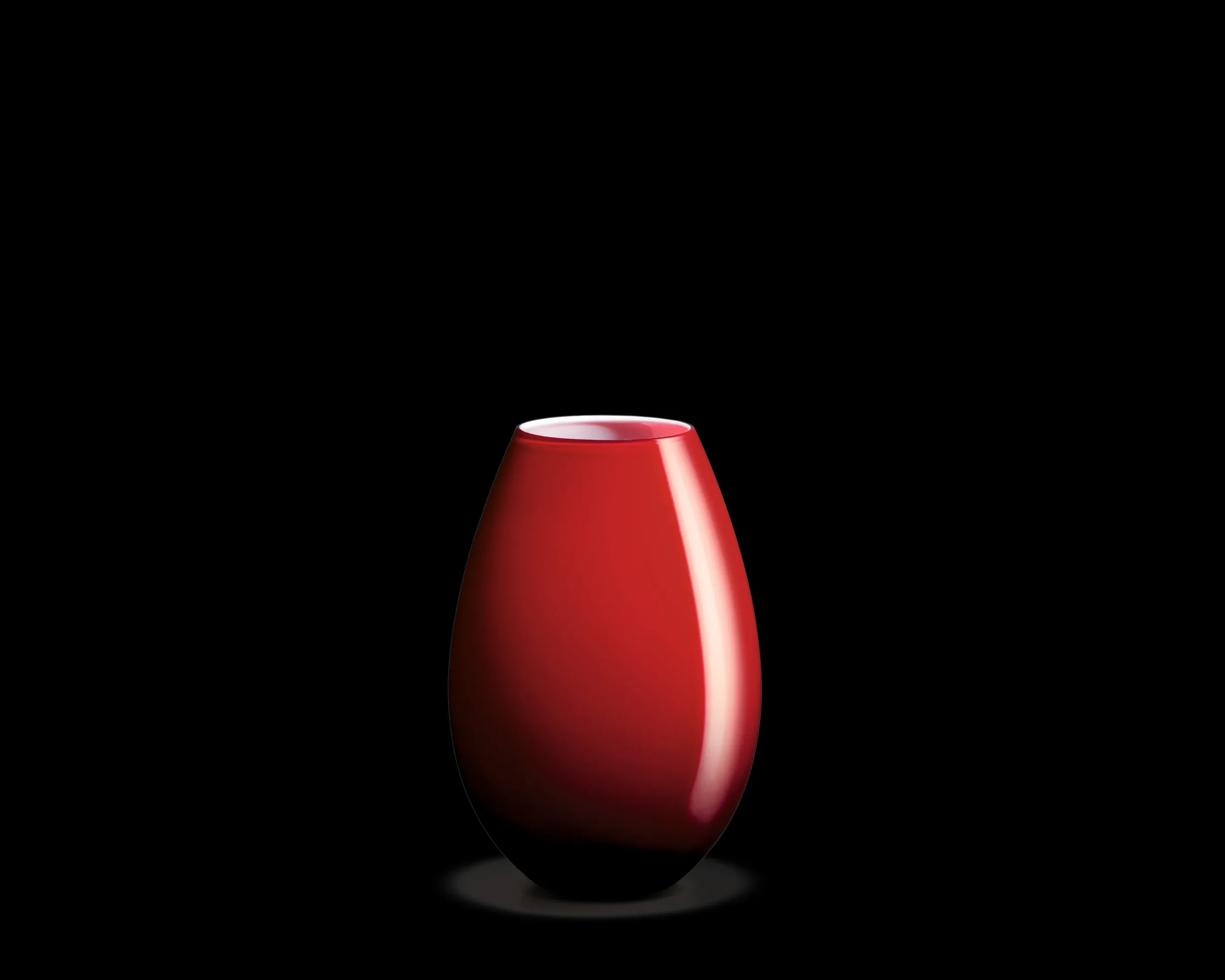 Holmegaard Cocoon Vase H20.5 rød