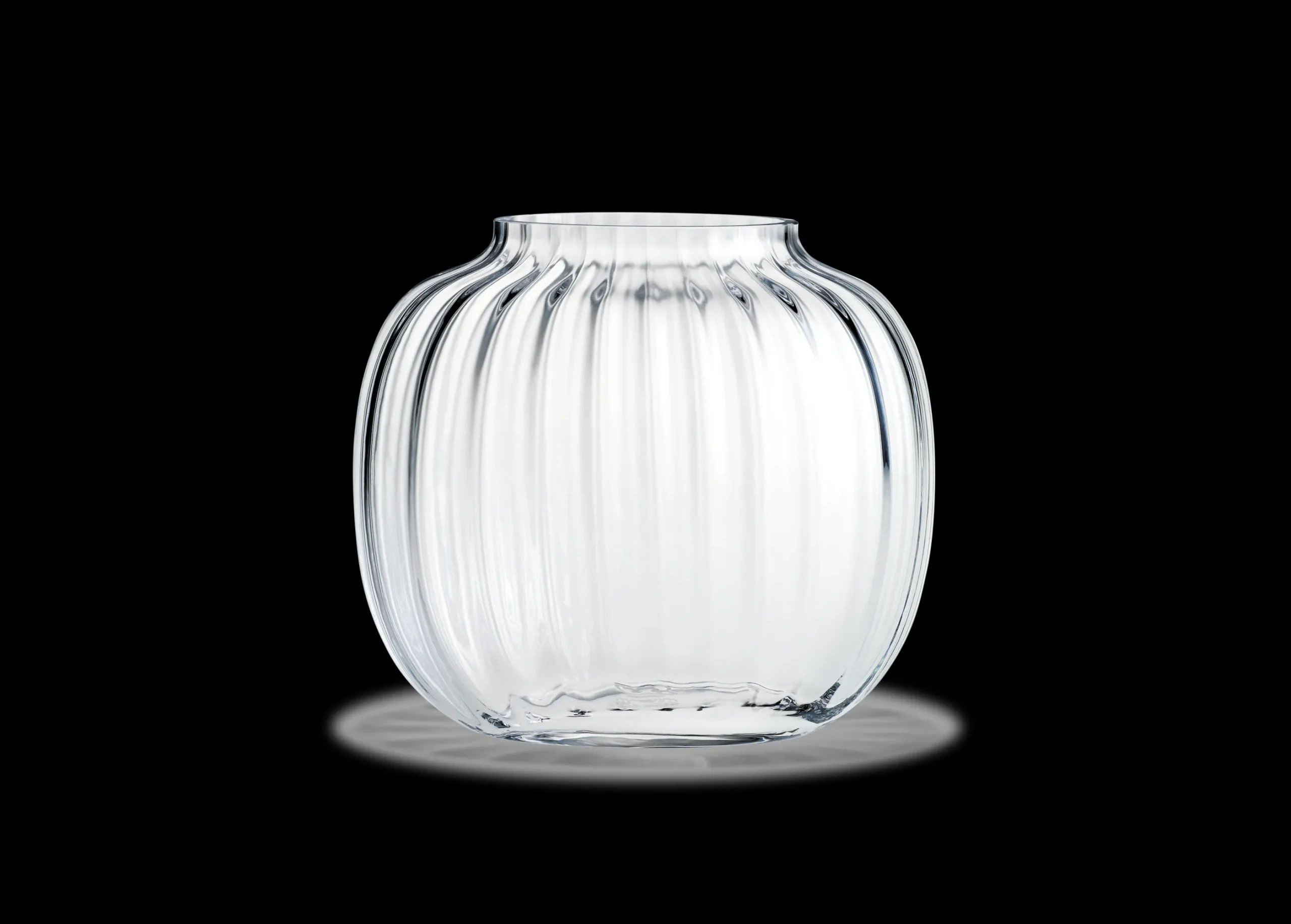 Holmegaard Primula Oval Vase H17.5 klar