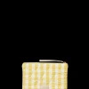 JUNA Bæk&Bølge Dalila Toiletbag 20x14 cm Gul/Hvit.