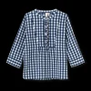 JUNA Bæk&Bølge Irene shirt XS mørk blå/hvit