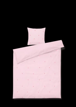 JUNA Daisy Sengetøy 150x210 cm pink/rød SE
