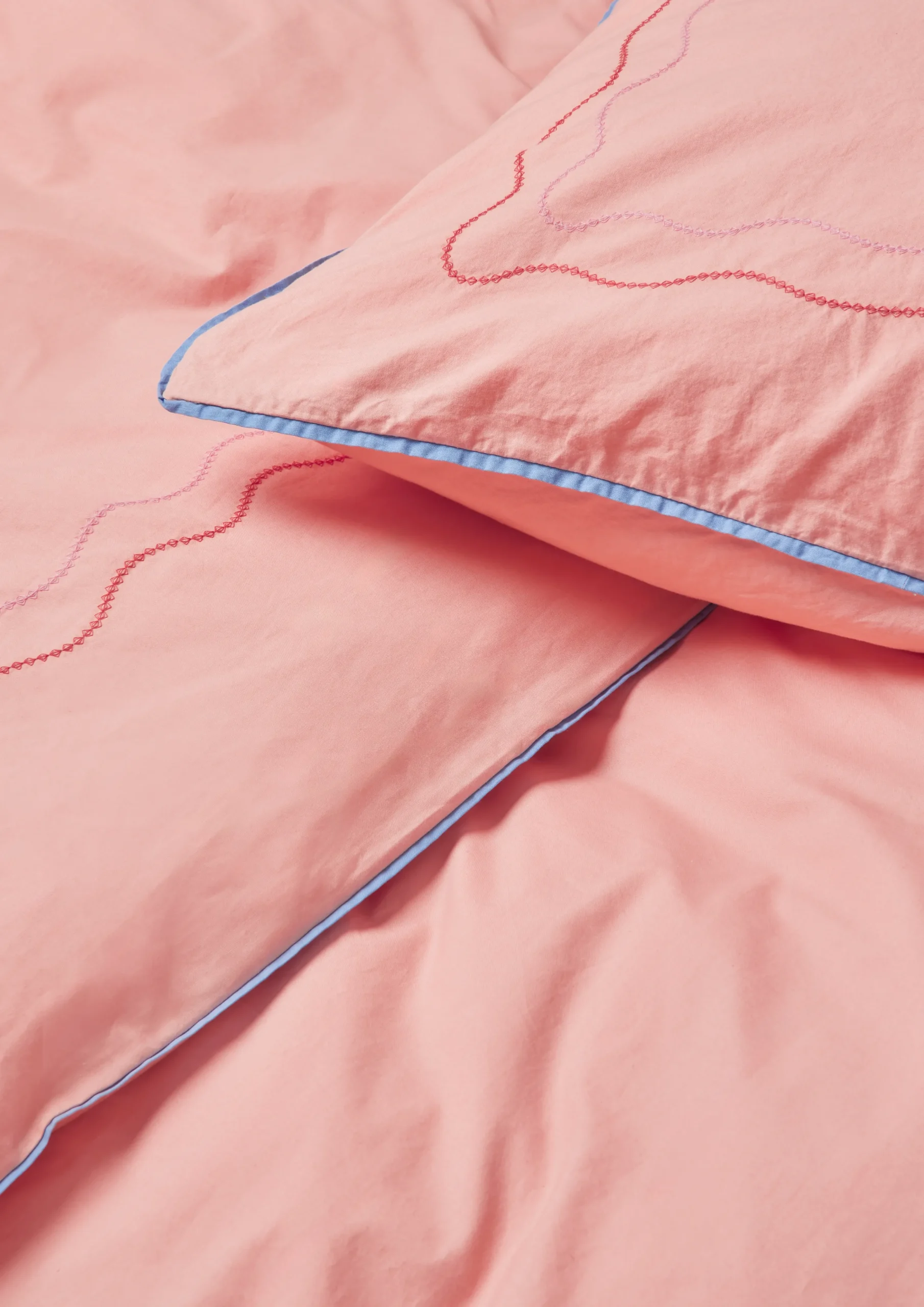 JUNA Lollipop Sengetøy 140x220 cm soft pink DK - Kjøp nå