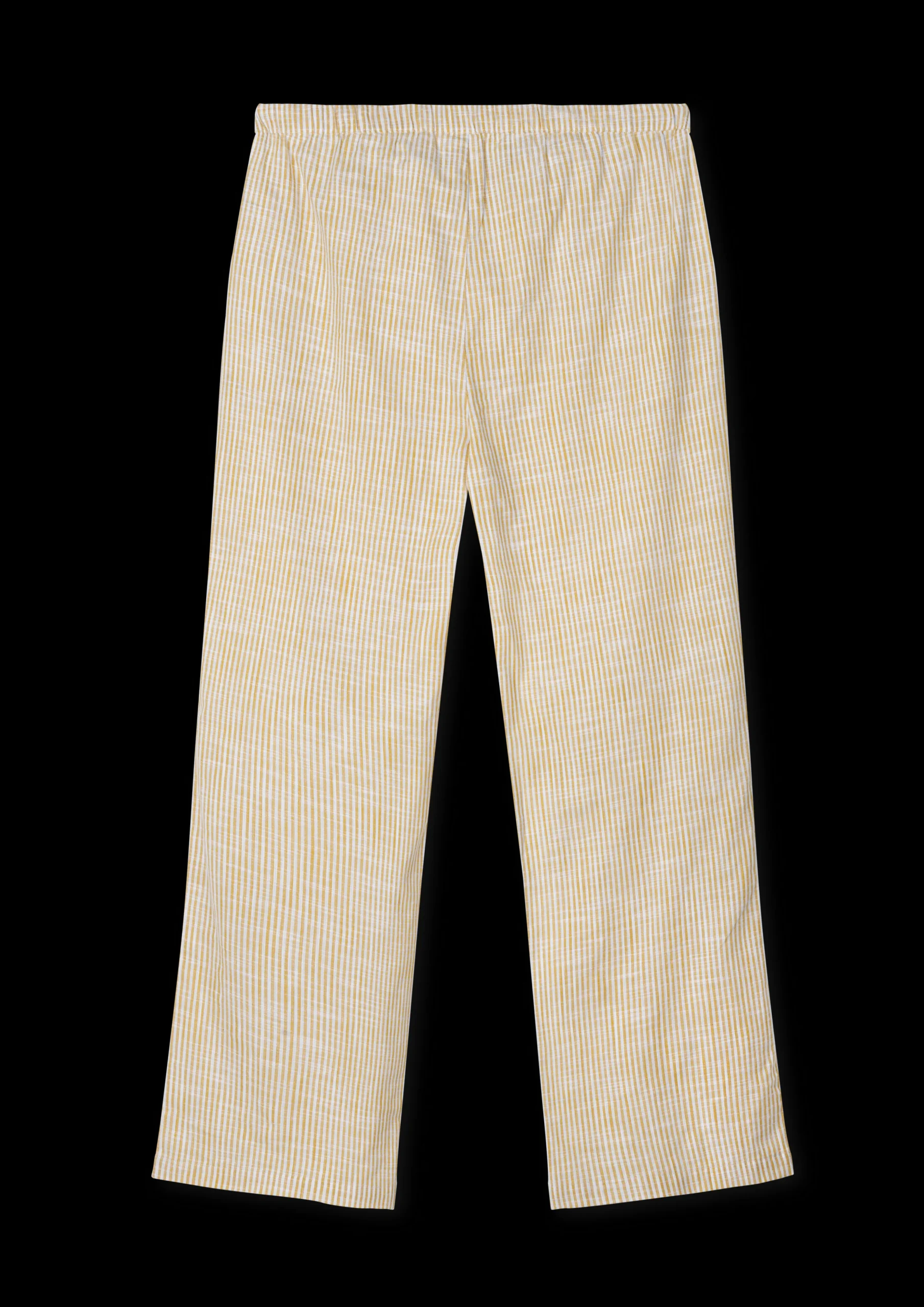 JUNA Monochrome Lines Barbara pants XS oker/hvit
