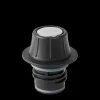 Kahler Hammershøi Plugg Ø4 cm sort - Kjøp hos Rosendahl.com