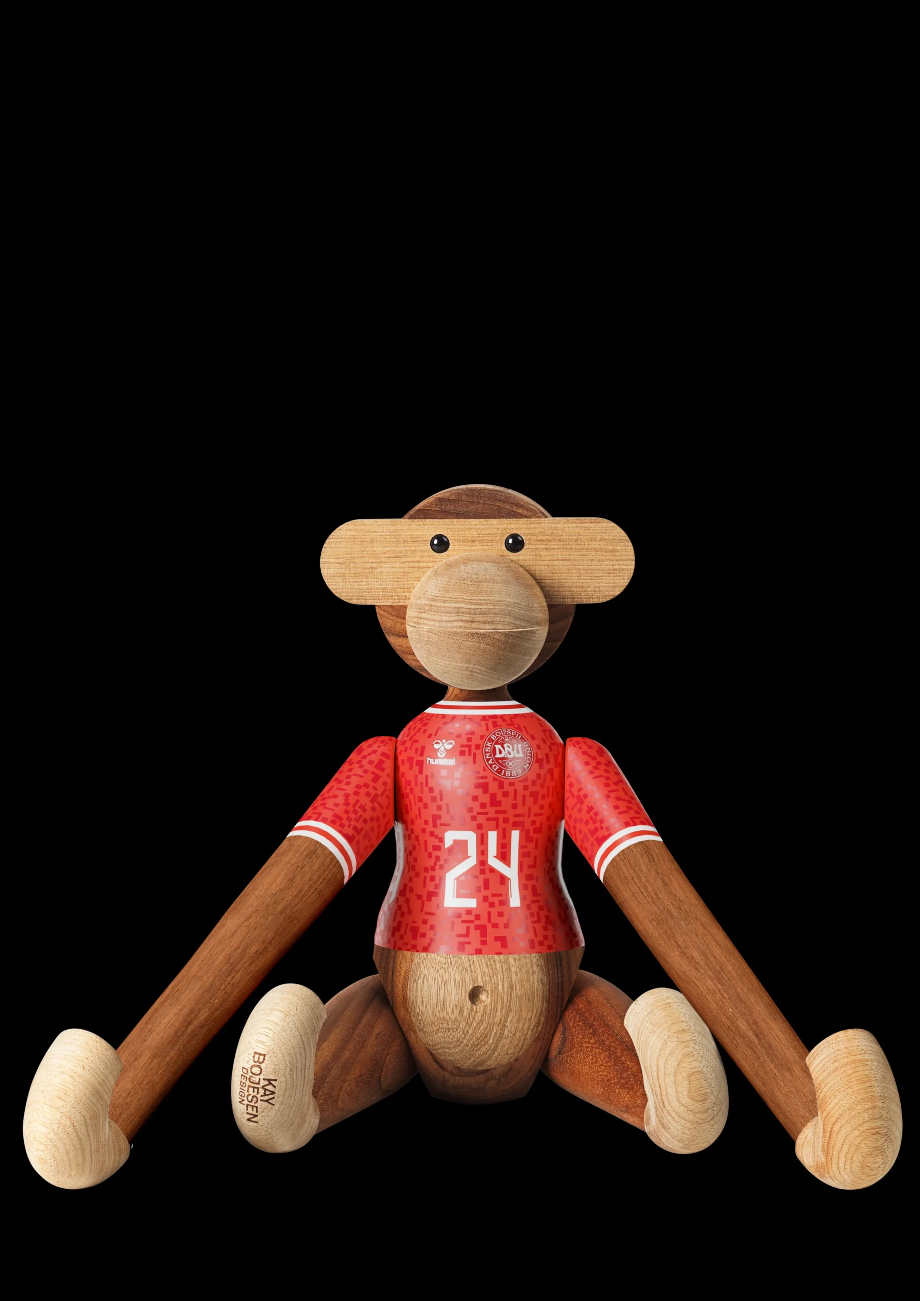 Kay Bojesen Ape x DBU Mann 2024 stor teak/limba