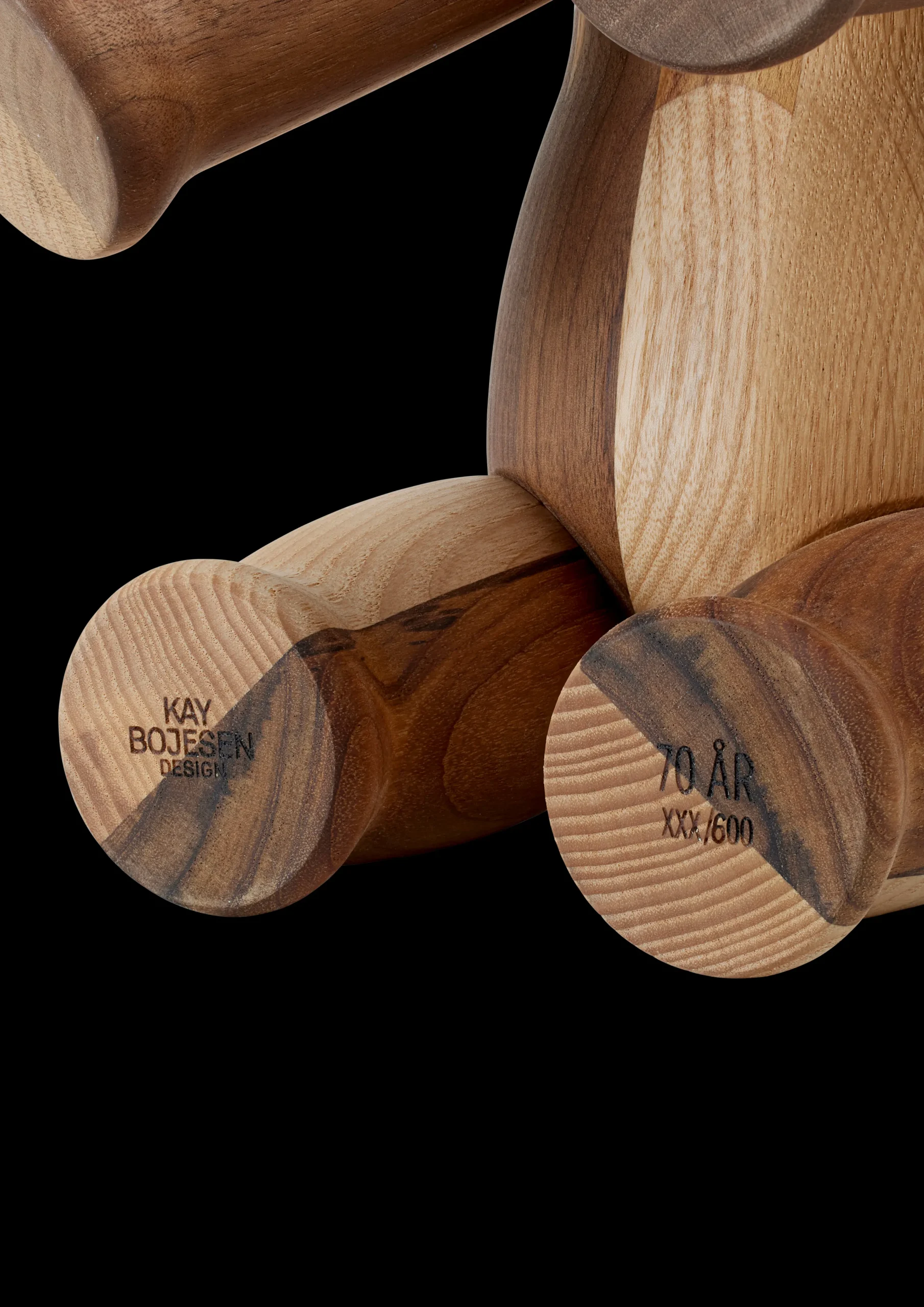 Kay Bojesen Elefant Reworked Anniversary stor mixed wood