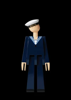Kay Bojesen Marine mørk blå/hvit
