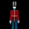Kay Bojesen Officer with sword liten rød/blå/hvit