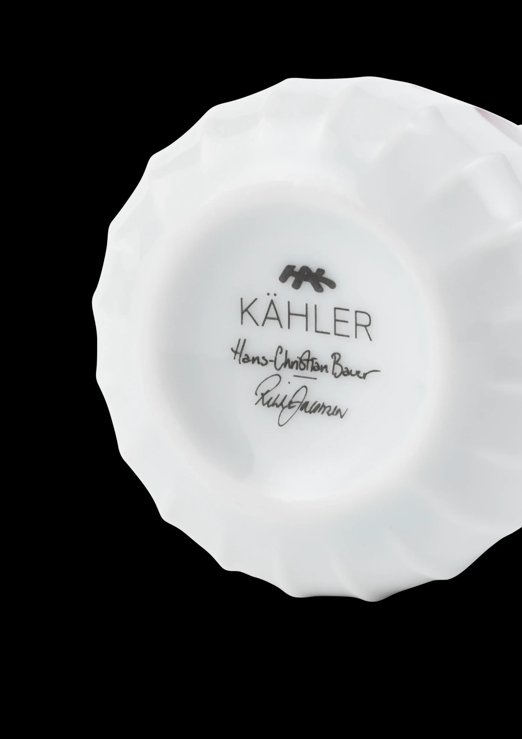 Kähler Hammershøi Christmas Snøkone hengende H9 hvit