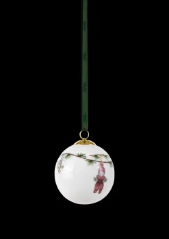 Kähler Hammershøi Christmas ornaments hvit m. deko 3 stk.