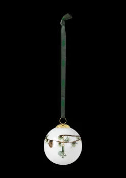 Kähler Hammershøi Christmas Kule 2019 Ø6 cm hvit m. deko