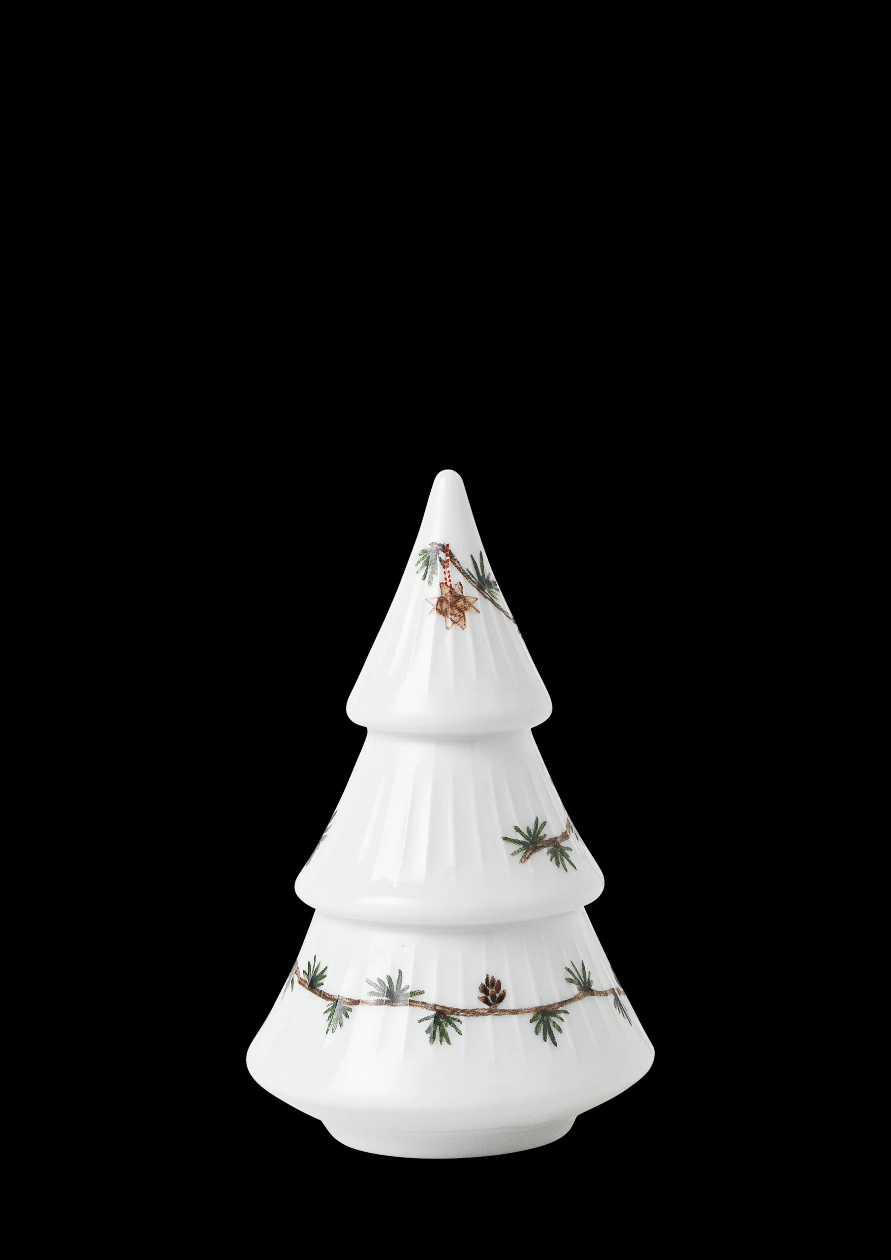 Kähler Hammershøi Christmas Juletre H16 hvit m. deko