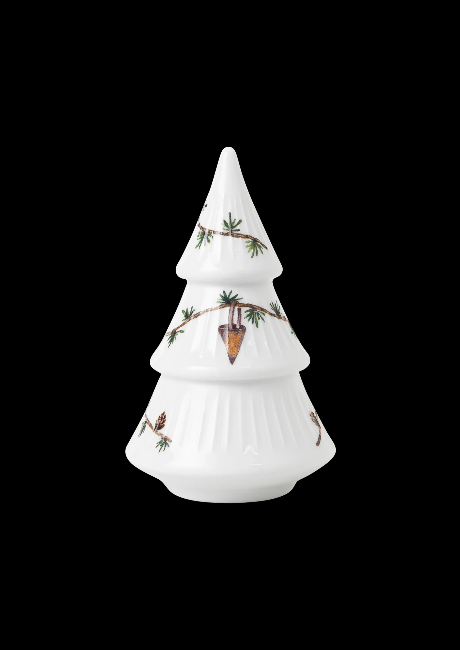 Kähler Hammershøi Christmas Juletre H16 hvit m. deko