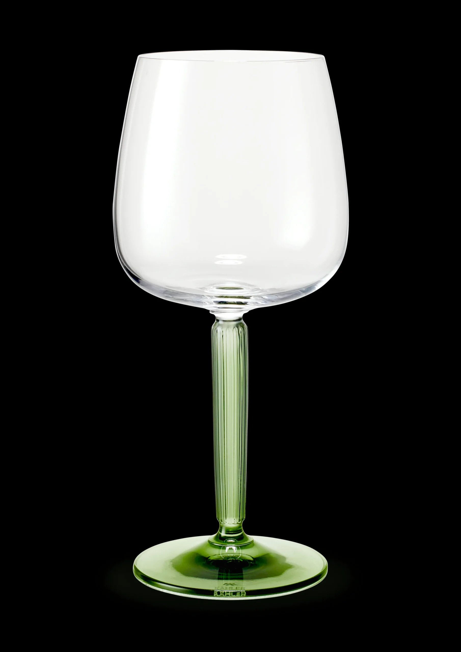 Kähler Hammershøi Rødvinsglass 49 cl grønn 2 stk.