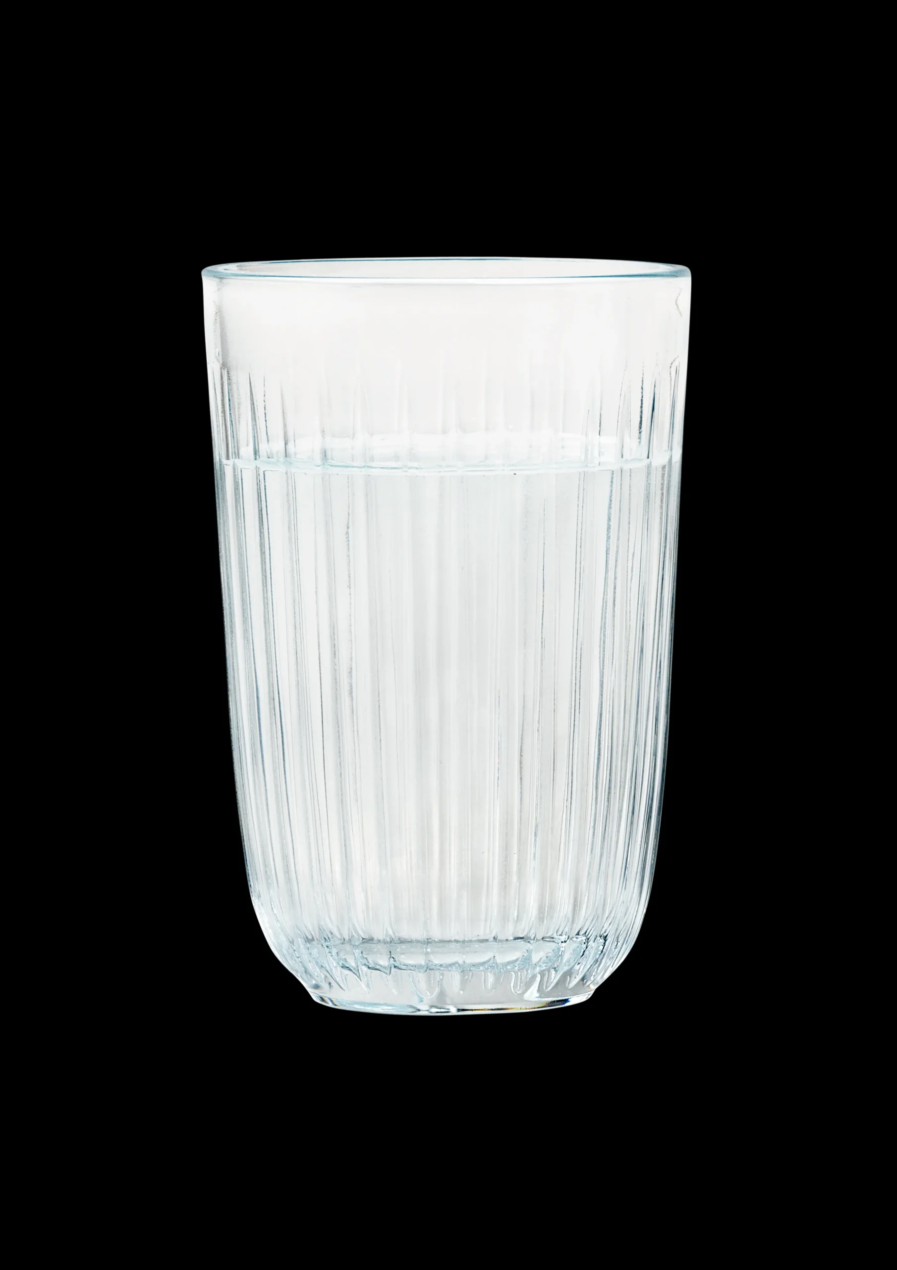 Kähler Hammershøi Vannglass 37 cl klar 4 stk.