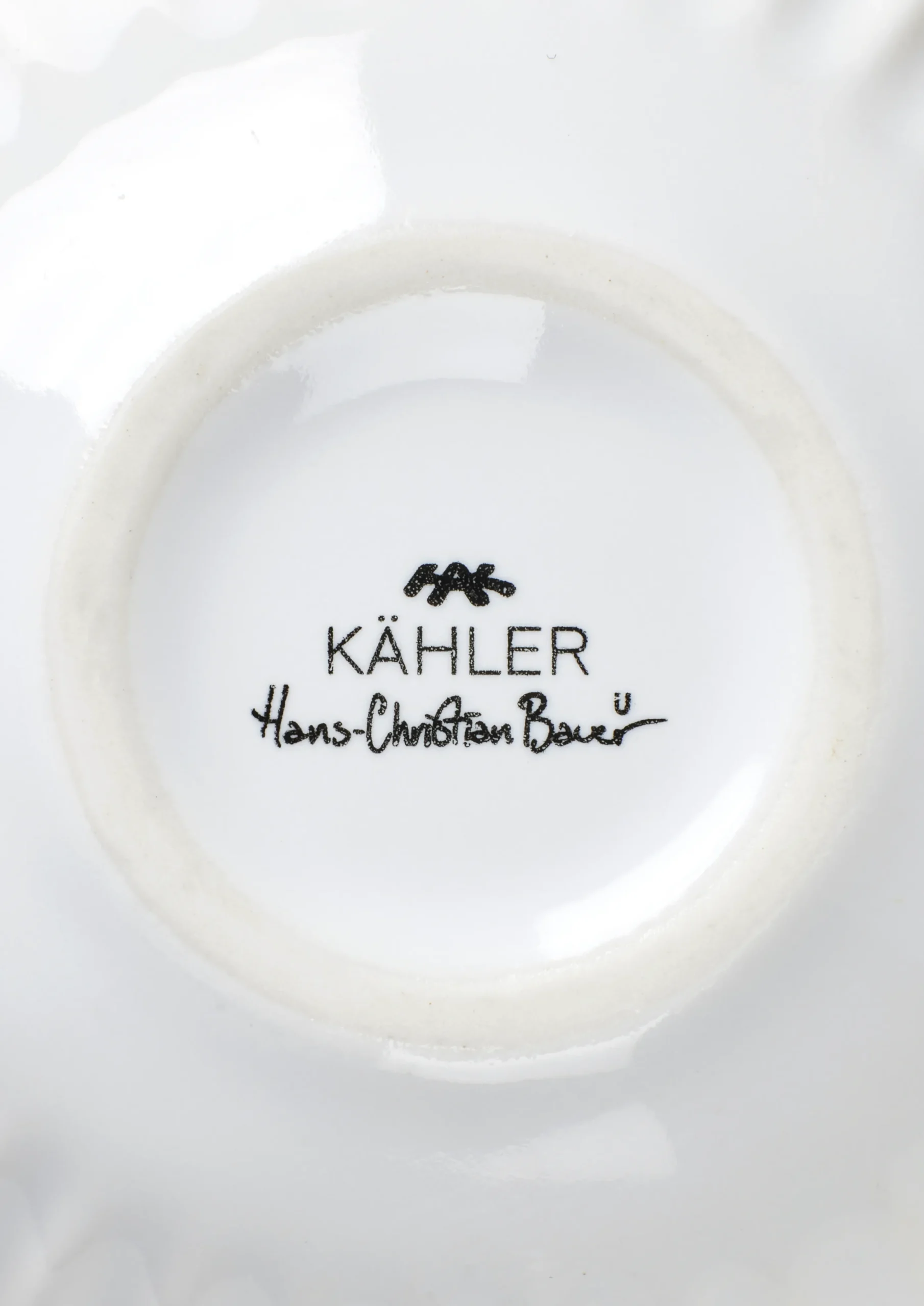 Kähler Hammershøi Vase miniatyr rød/grønn/hvit 3 stk.