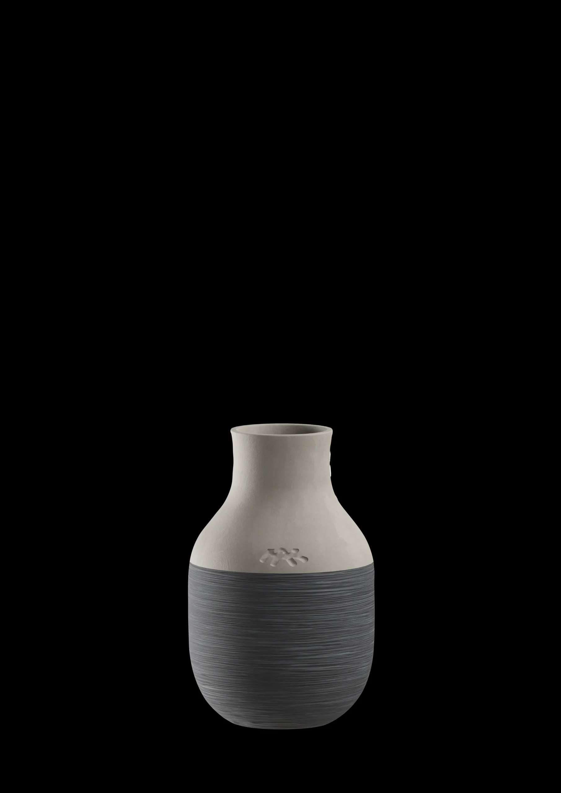Kähler Omaggio Circulare Vase H12.5 cm antrasittgrå -Kjøp nå