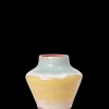 Kähler Poppery Vase H12 cm pink/mint/gul - Kjøp nå