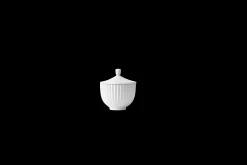 Lyngby Porcelæn Lyngby Bonbonnier Ø10 cm hvit porselen