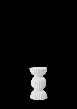 Lyngby Porcelæn Lyngby Tura Lysestake H14 cm hvit - Kjøb her