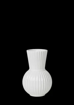 Lyngby Porcelæn Lyngby Tura Vase H18 hvit porselen