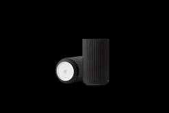 Lyngby Porcelæn Lyngby Vase H38 sort porselen