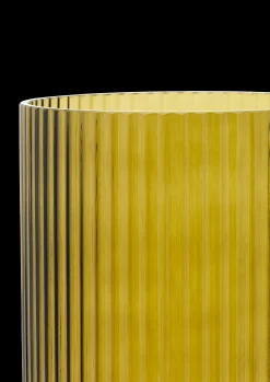 Lyngby Porcelæn Lyngby Vase H38 olivengrønn glass