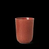 Lyngby Porcelæn Rhombe Color Krus 33 cl terracotta
