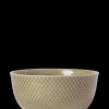 Lyngby Porcelæn Rhombe Earth Serveringsskål Ø17.5 cm clay