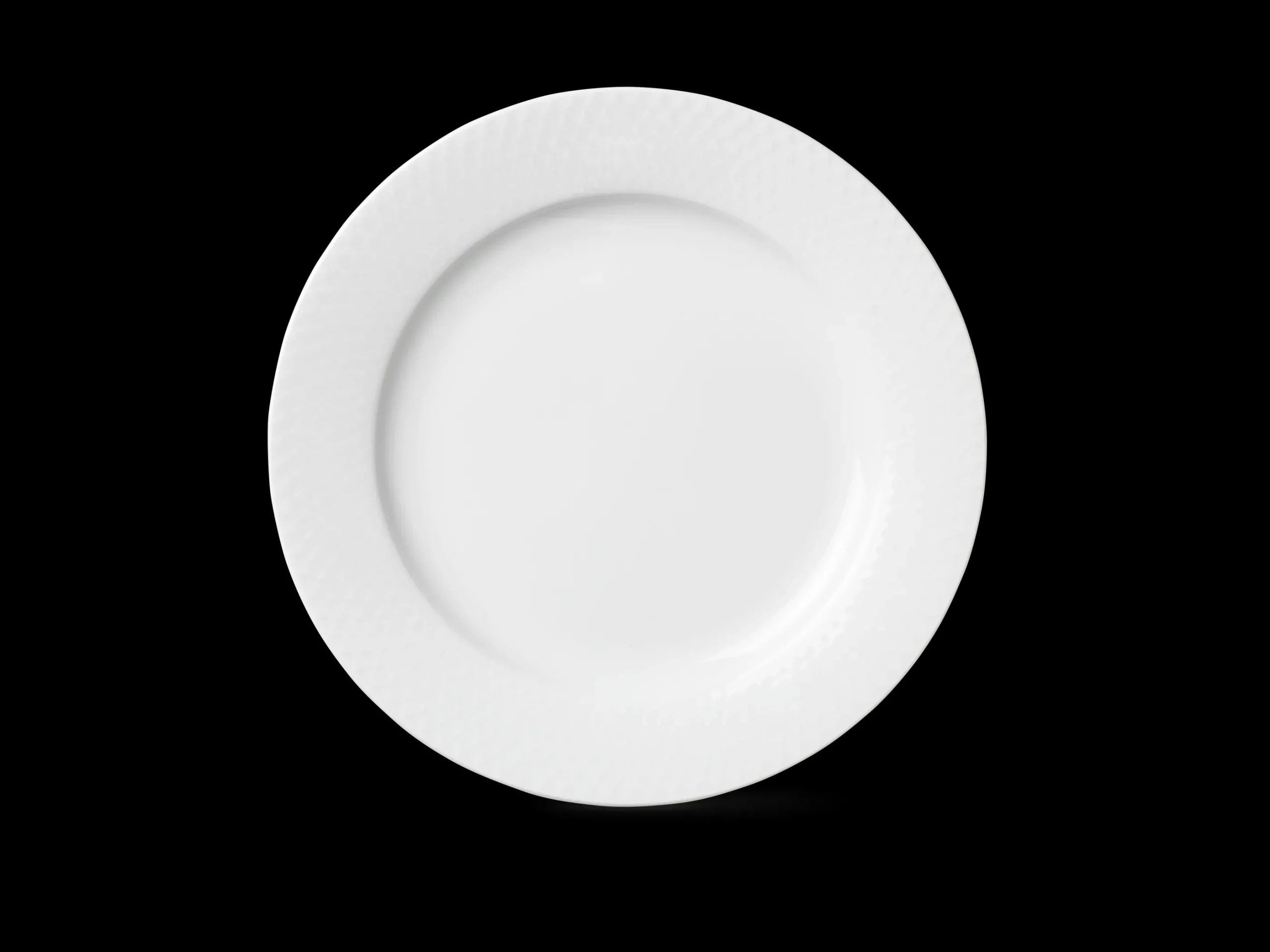 Lyngby Porcelæn Rhombe Tallerken Ø23 cm hvit
